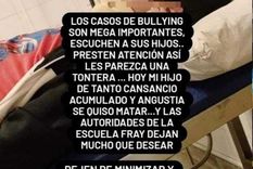 La madre del niño difundió un duro mensaje en redes sociales