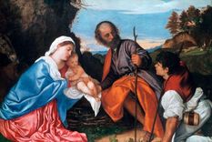 La Sagrada Familia del Nuevo Testamento, conformada por Jesús, José y María.