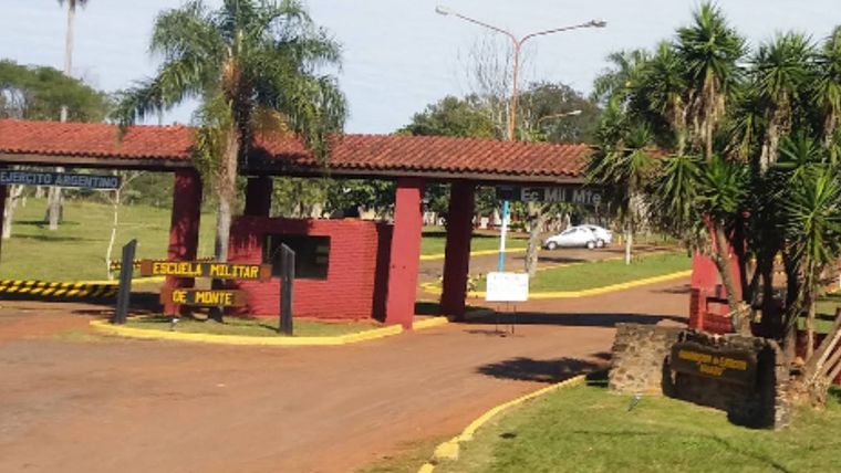 El hallazgo ocurrió dentro de la Escuela Militar de Monte “Andrés Guacurarí y Artigas”.