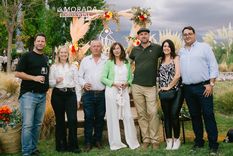 Una gran degustación de vinos en La Morada de los Andes, emprendimiento del que Rosberg es parte inversora. Foto: Gentileza