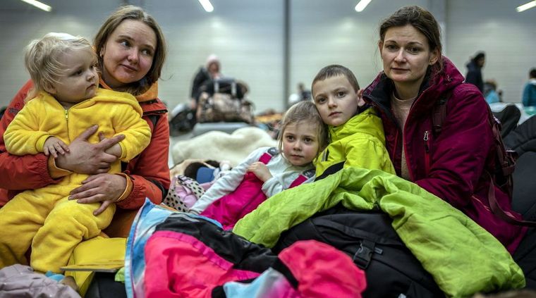 Hacía décadas no se producía tal movimiento de refugiados de una guerra en Europa. Foto: ElDiario.
