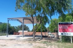 El destacamento de Bomberos sigue adelante con su construcción. Foto: María Julieta Morillo