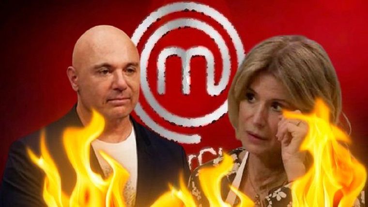 Germán Martitegui y Flavia Palmiero