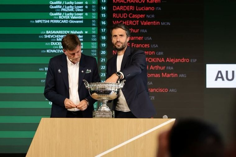 Se sorteó el cuadro principal de Roland Garros. Se sorteó el cuadro principal de Roland Garros.
