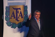 El presidente de la AFA, Chiqui Tapia.