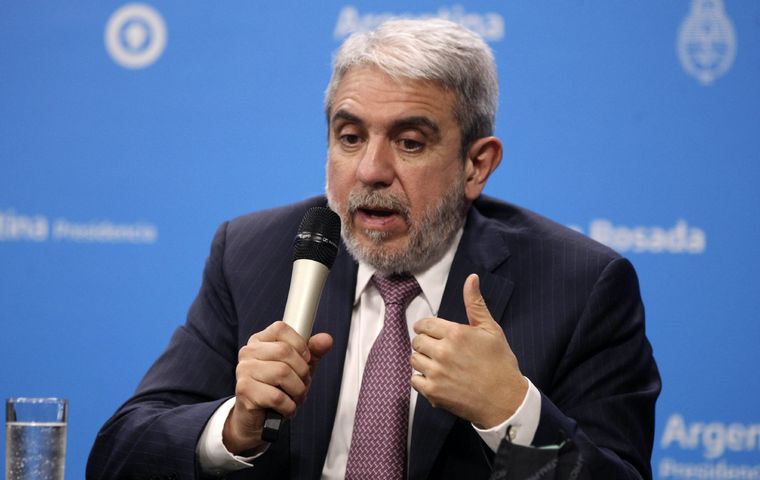 Aníbal Fernández dijo que “es una amenaza que CFK y Massa hagan un nuevo partido”. Foto: Noticia Argentinas