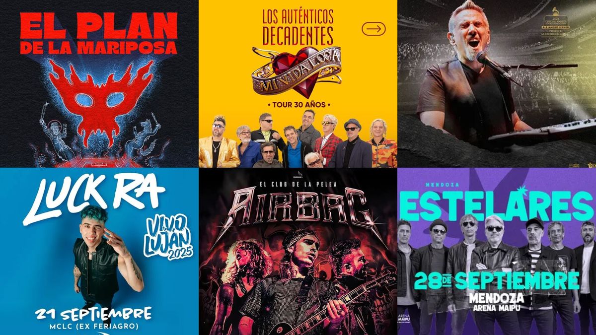 Esto cuesta ver a tus artistas nacionales favoritos: los shows más esperados de septiembre y todos los precios