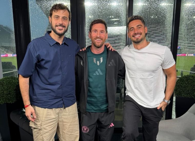 Leuco, Messi y Occhiato: una entrevista que da que hablar. Foto: Instagram Diego Leuco.