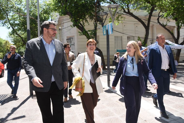 Martín Kerchner, Jimena Latorre y Hebe Casado