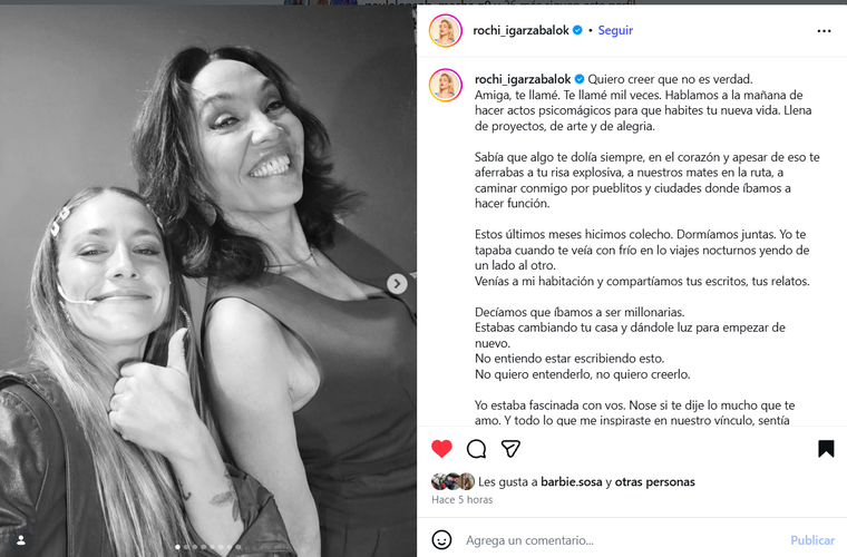 El último posteo de la actriz reflejó los planes de renovación y las búsquedas espirituales de la comunicadora. El último posteo de la actriz reflejó los planes de renovación y las búsquedas espirituales de la comunicadora.