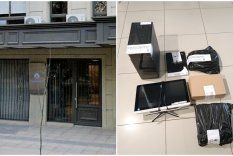 Algunos de los elementos secuestrados durante los allanamientos contra la empresa Asesoría Legal S.A., en el marco de la causa por las estafas millonarias.