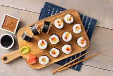Sushi vegetariano Sushi vegetariano Foto: mahatmarice.com