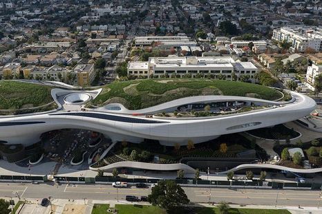 No es coincidencia que este museo en Los Ángeles, California, parezca sacado de la película Star Wars. No es coincidencia que este museo en Los Ángeles, California, parezca sacado de la película Star Wars.