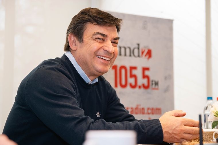 Omar de Marchi, confiado para las elecciones del domingo Foto: Santiago Tagua/MDZ