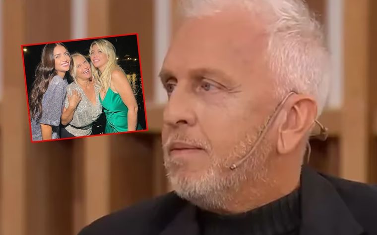 Andrés Nara habló seriamente con sus hijas Wanda y Zaira sobre su madre, Nora Colosimo. Foto: Captura TV/ Instagram Wanda Nara