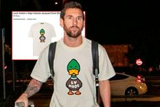 Messi y una remera Louis Vitton que no todos pueden comprar.