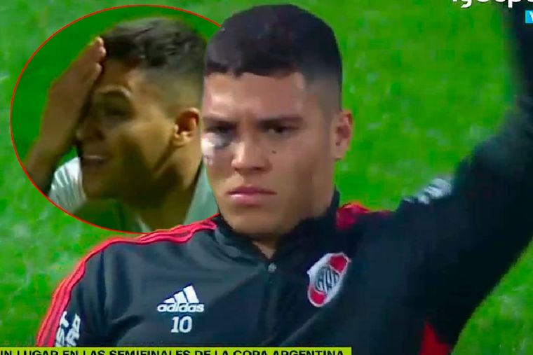 ¿El Pirata Quintero? Juanfer y un motivo particular detrás del festejo de su golazo ante Patronato.