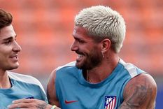 El volante del Atlético de Madrid y de la Selección argentina hizo referencia al polémico penal anulado a Julián que provocó la eliminación de ña Champions ante el Real Madrid. Foto: Atlético de Madrid