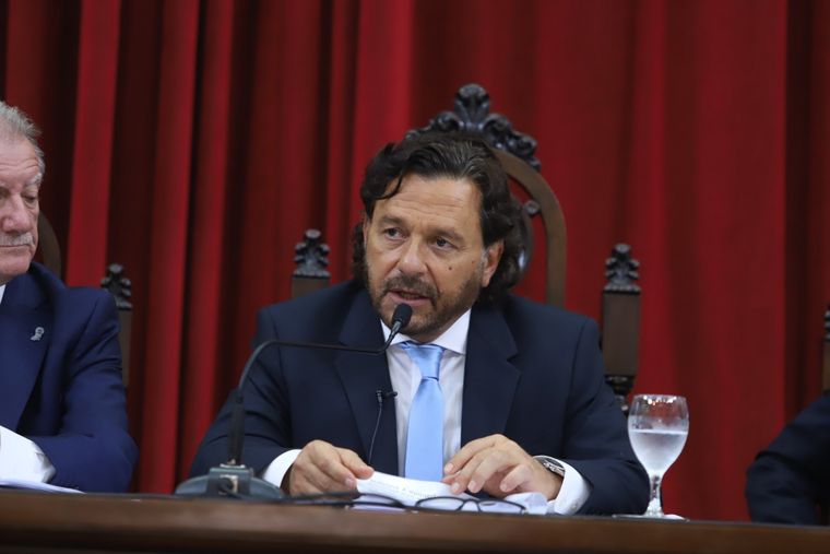 Gustavo Sáenz es uno de los gobernadores que dialoga con el Gobierno. Foto: X Gustavo Sáenz