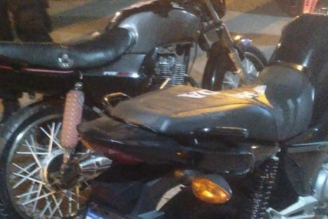 Dos de las motos secuestradas en Maipú que eran utilizadas para correr picadas ilegales Foto: Ministerio de Seguridad de Mendoza