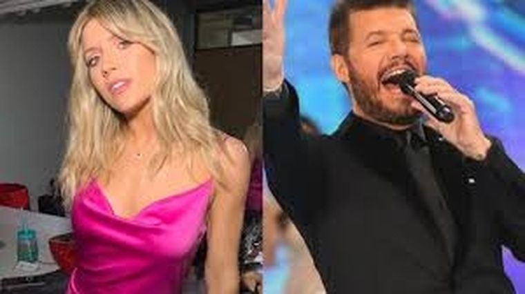 Laurita Fernández y Marcelo Tinelli