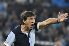 El DT de Racing celebró el pase a octavos pero dejó un mensaje fuerte para la dirigencia. Foto: FotoBaires El DT de Racing celebró el pase a octavos pero dejó un mensaje fuerte para la dirigencia. Foto: FotoBaires