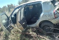 El auto quedó destruido Foto: San Juan 8