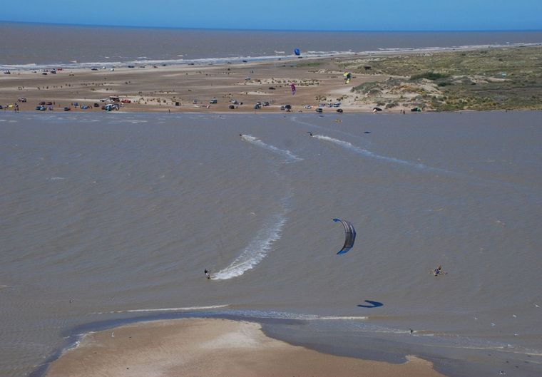 En este sitio se unen el Atlántico y el Río de la Plata Foto: Ruta Natural