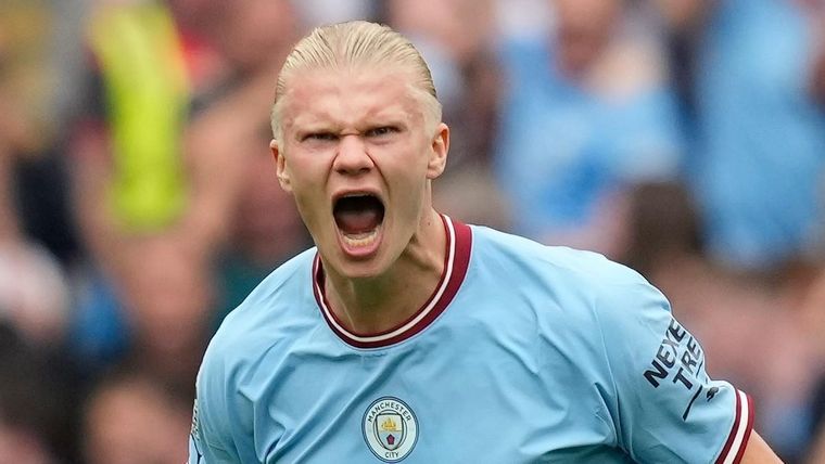 Haaland sorprendió a todos con su nuevo look. Foto: Instagram