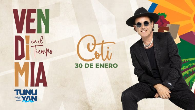 Coti Sorokin será uno de los artistas que hará vibrar a Tunuyán. Coti Sorokin será uno de los artistas que hará vibrar a Tunuyán.