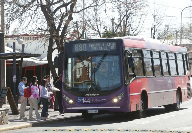 La medida no tendría impacto en el transporte público de Mendoza Foto: Gobierno de Mendoza