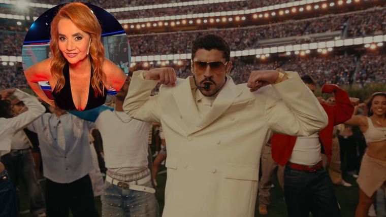 Nancy Pazos cayó en una información falsa sobre el show de medio tiempo de Bad Bunny.