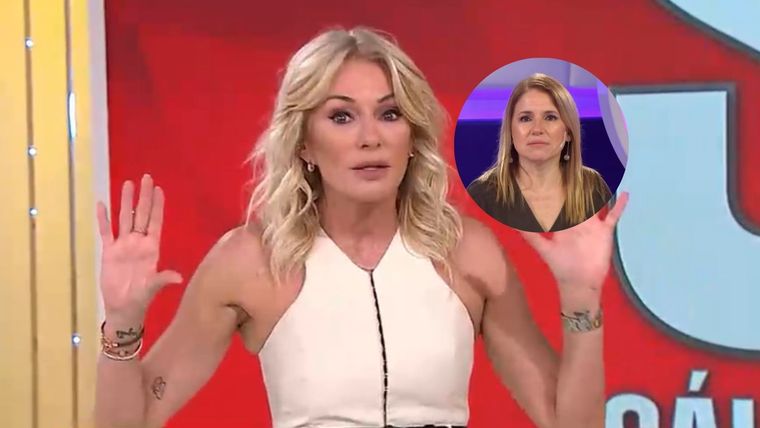 La panelista se hartó de su colega. Foto: capturas de video/ América TV/ El Trece. 