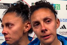 Juli Cruz hizo una cruda autocrítica luego de que Argentina no pudiera ganar su primer partido en un Mundial ni clasificarse a octavos de final. Foto: Captura Olé