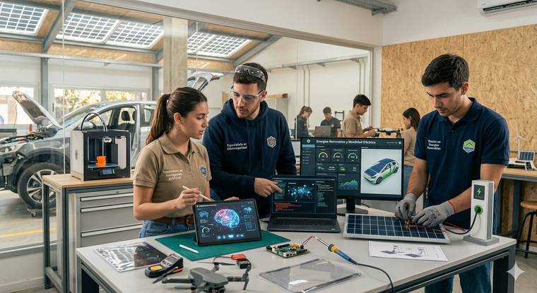 Las carreras cortas mejor pagas. Fuente: IA Gemini.