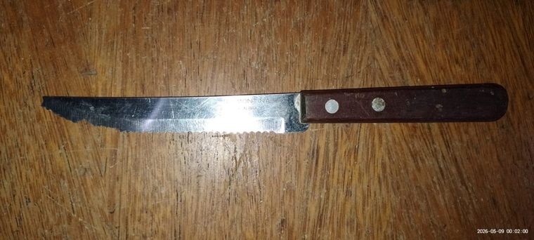 Durante un requisa, efectivos secuestraron un cuchillo tipo cerrucho, de un sospechoso con una medida judicial pendiente Durante un requisa, efectivos secuestraron un cuchillo tipo cerrucho, de un sospechoso con una medida judicial pendiente