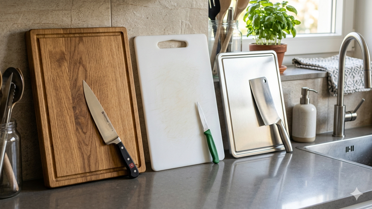 ¿Plástico, metal o madera? Cuál es la mejor tabla de picar, según los expertos