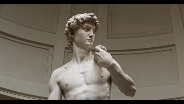 El David de Miguel Ángel. Foto: Galería de la Academia