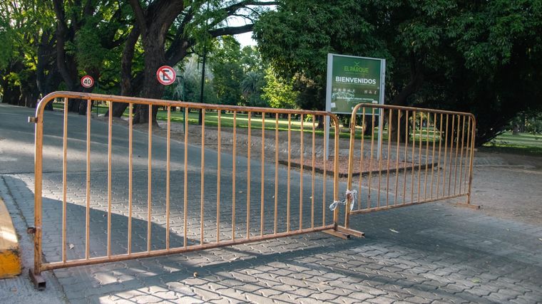 Habrá cierres preventivos en el parque. Foto: Santiago Tagua/MDZ
