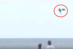 lo que pasa cuando practicas kitesurf en la tormenta matthew