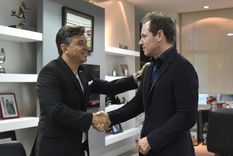 Marcelo Gallardo y Jorge Brito. Foto: @RiverPlate