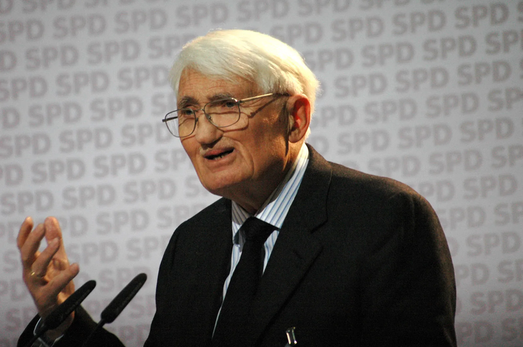 Filósofo alemán Jürgen Habermas