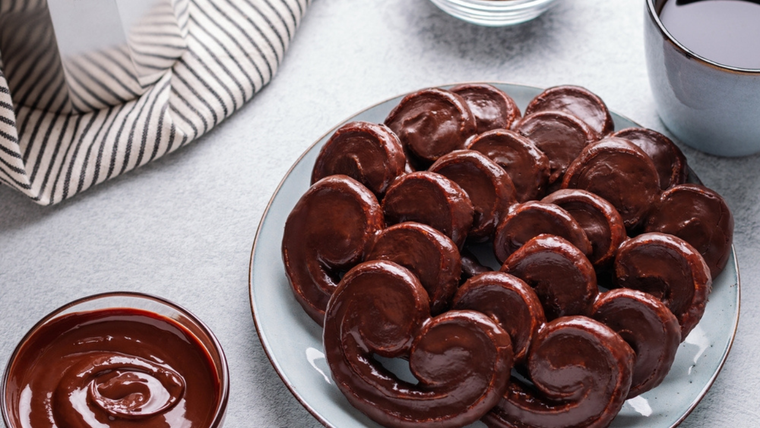 La mejor receta de palmeras con chocolate para la merienda