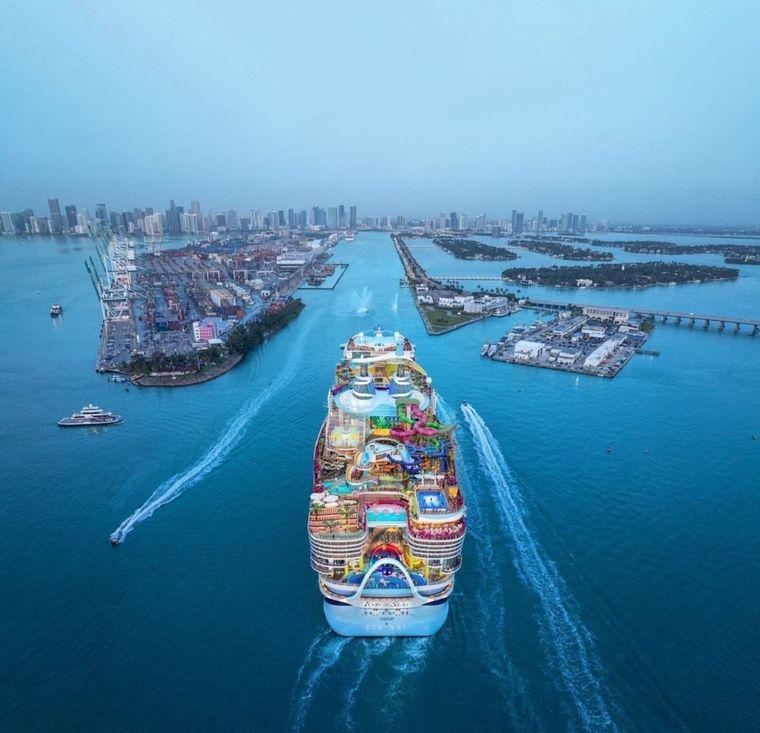 Es el crucero más gran del mundo Foto: Royal Caribbean
