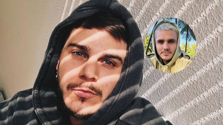 El joven no se guardó nada y defendió al deportista. Fotos: Instagram/ @mauroicardi/ @guidoicardi. 