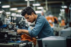 La reforma laboral que propone la ley ómnibus tendrá consecuencias en la vida cotidiana de trabajadores y empresas, aseguran los expertos. Foto: Imagen generada con Midjourney