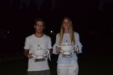 Juan Francisco Benenati y Rosario Dalera, campeones mendocinos 2019. (Foto: Golf en Mendoza) Foto: Golf en Mendoza