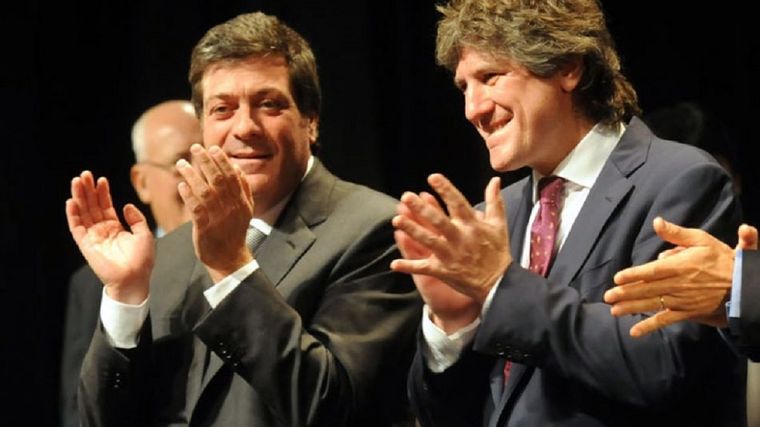 Gabriel Mariotto junto a Amado Boudou Foto: Archivo