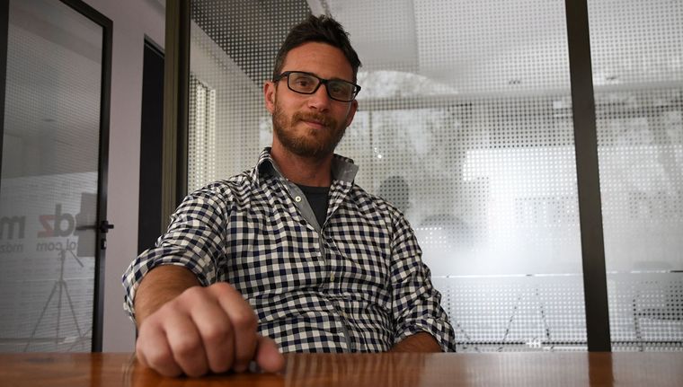 Luciano Rudman, de Finca Minimal en MDZ Foto: Santiago Tagua/MDZ