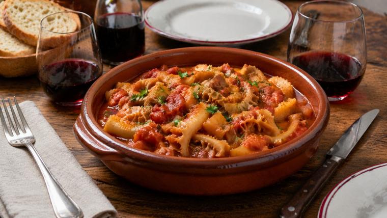 Receta de mondongo a la italiana Receta de mondongo a la italiana